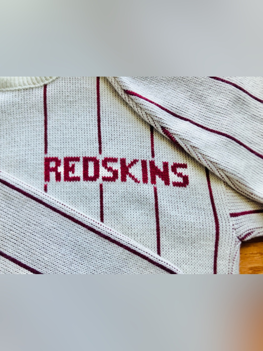 Vintage NFL Cliff Engle Pro Line Washington Redskins Wool Sweater Men’s M 1980s
